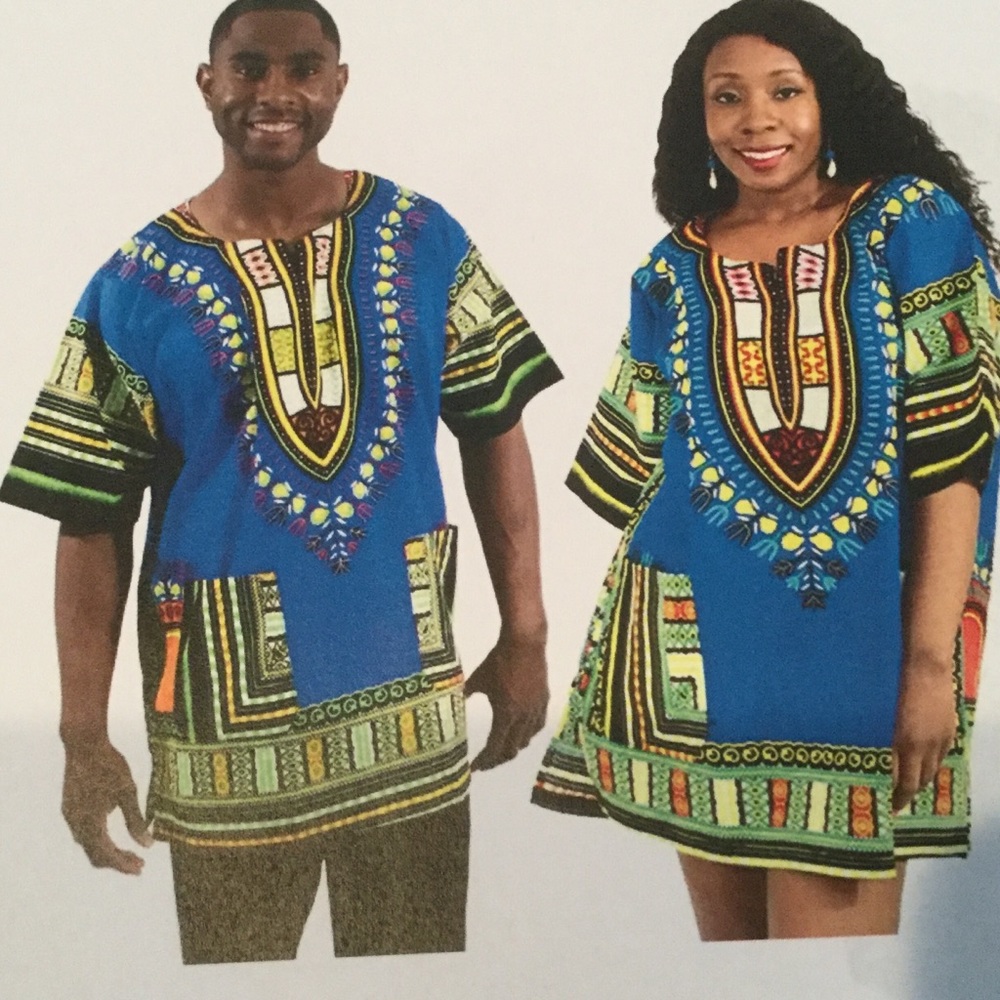 Ft inc - Unisex Blue Dashiki